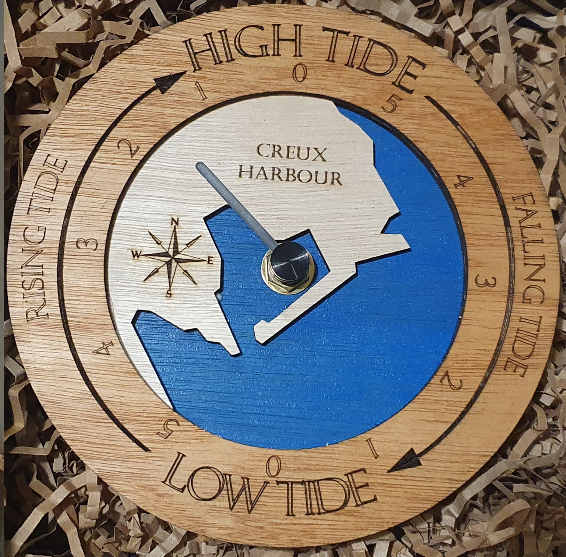 Creux Harbour Tide Clock