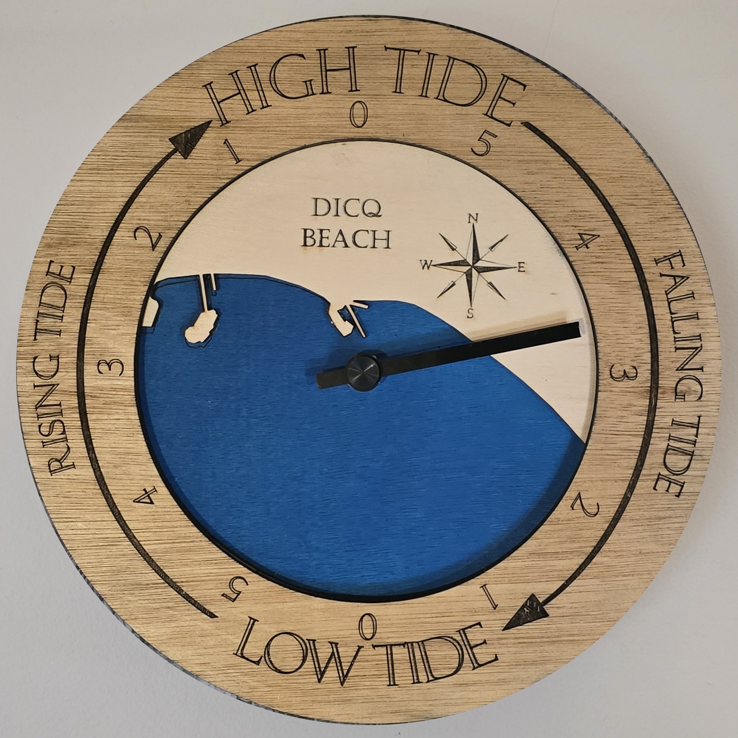 Dicq Beach Tide Clock