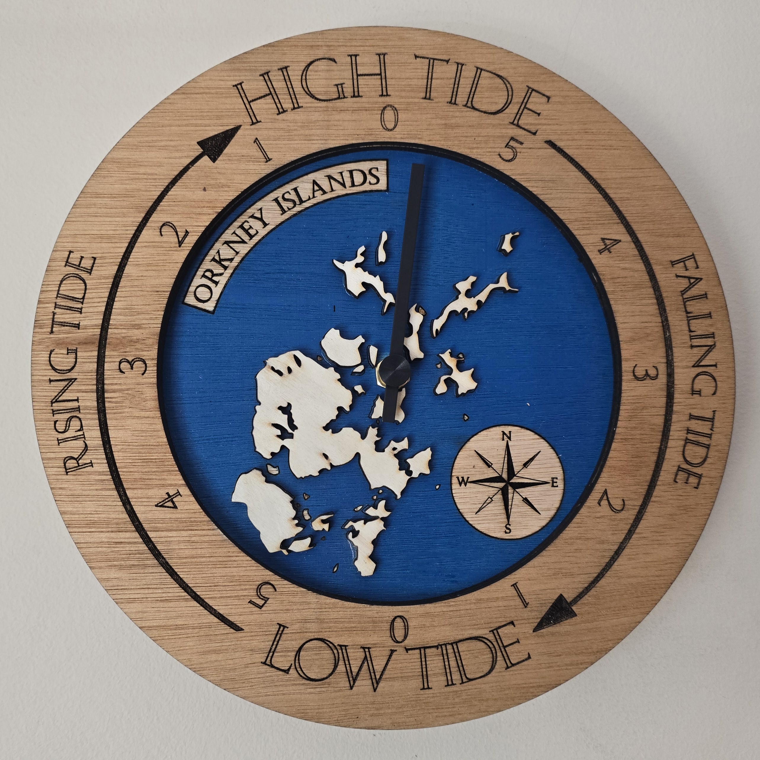 Orkney Islands North Tide Clock