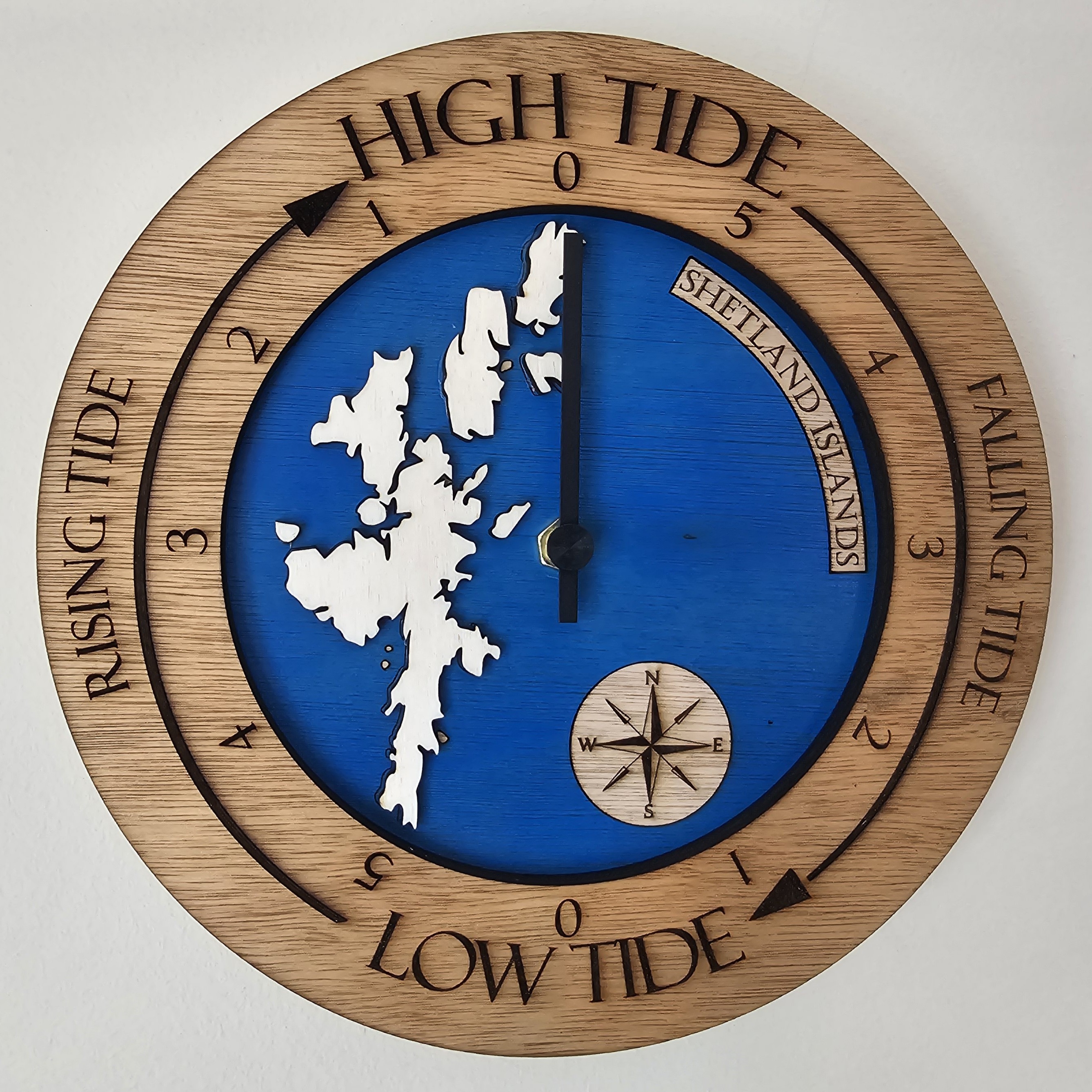 Shetland Islands Tide Clock