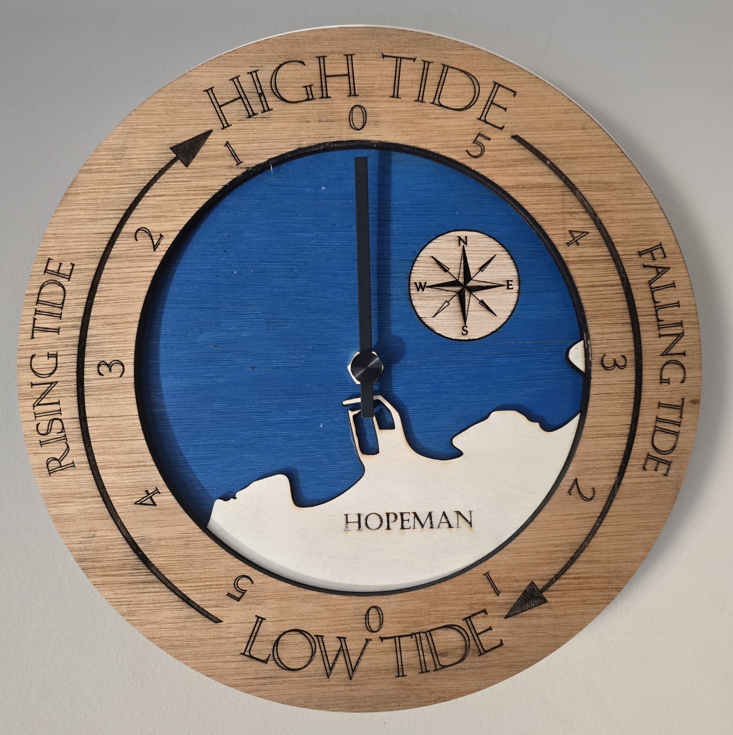 Hopeman Harbour Tide Clock
